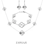 سرویس ونکلیف سفید 5 گل