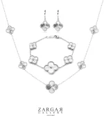 سرویس ونکلیف سفید 5 گل
