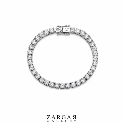 عکس دستبند تنیسی پایه جواهر