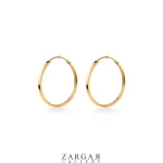 گوشواره طلا حلقه ای ساده